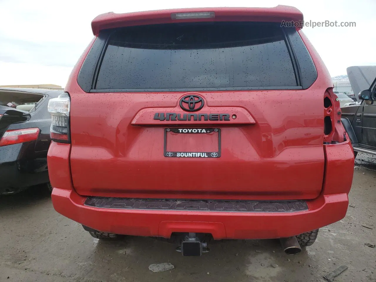 2017 Toyota 4runner Sr5/sr5 Premium Red vin: JTEBU5JR6H5444629