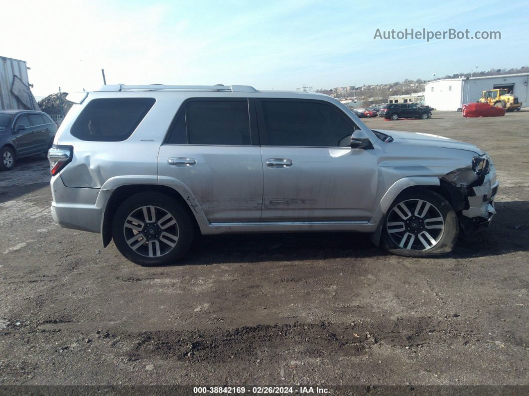 2017 Toyota 4runner Limited Серебряный vin: JTEBU5JR6H5456179