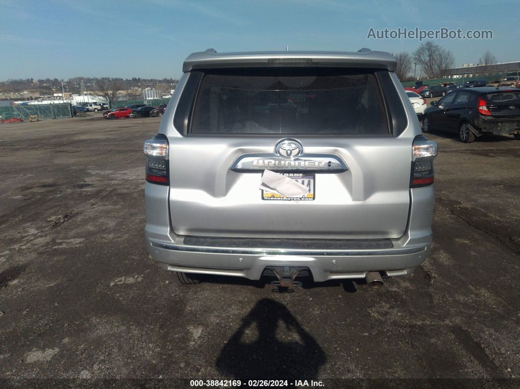 2017 Toyota 4runner Limited Silver vin: JTEBU5JR6H5456179