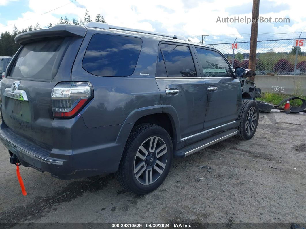 2017 Toyota 4runner Limited Black vin: JTEBU5JR6H5460071