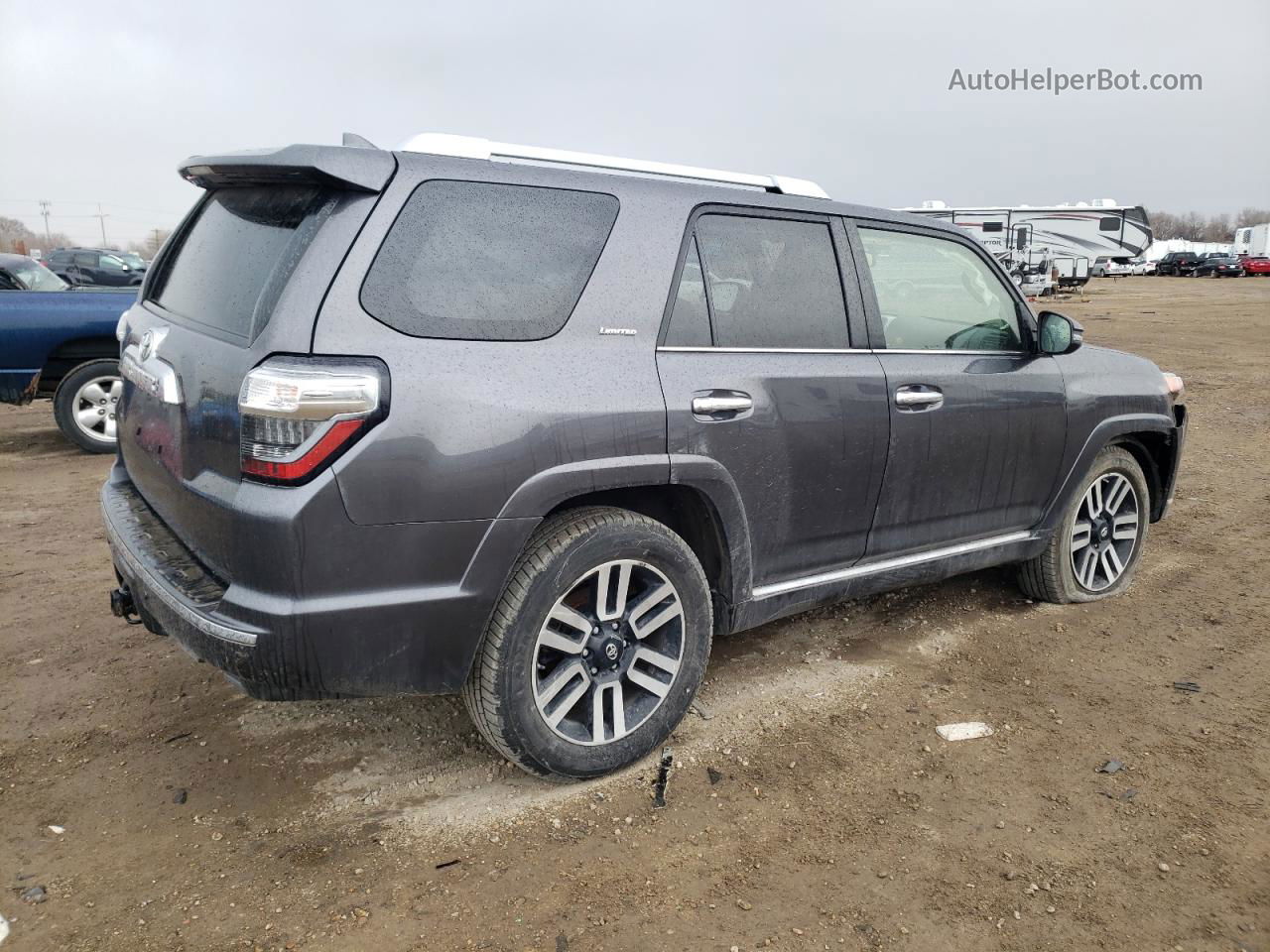 2017 Toyota 4runner Sr5/sr5 Premium Gray vin: JTEBU5JR6H5471040