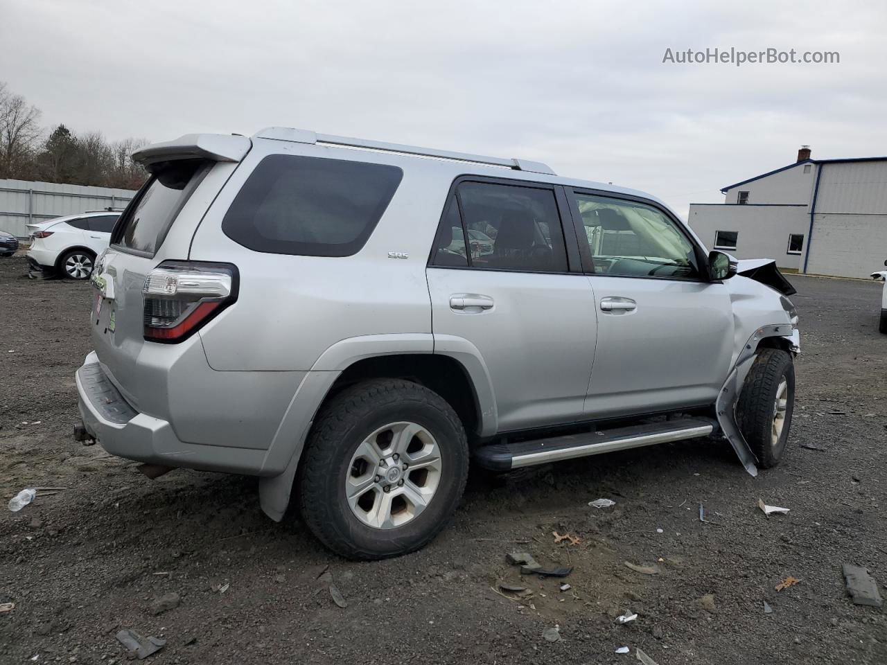 2017 Toyota 4runner Sr5/sr5 Premium Silver vin: JTEBU5JR6H5476979