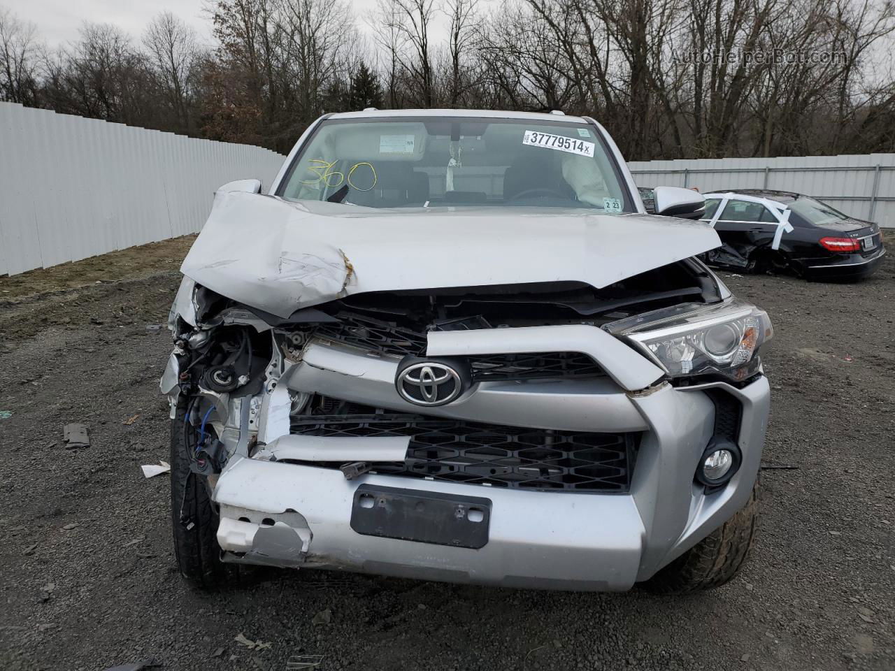 2017 Toyota 4runner Sr5/sr5 Premium Silver vin: JTEBU5JR6H5476979