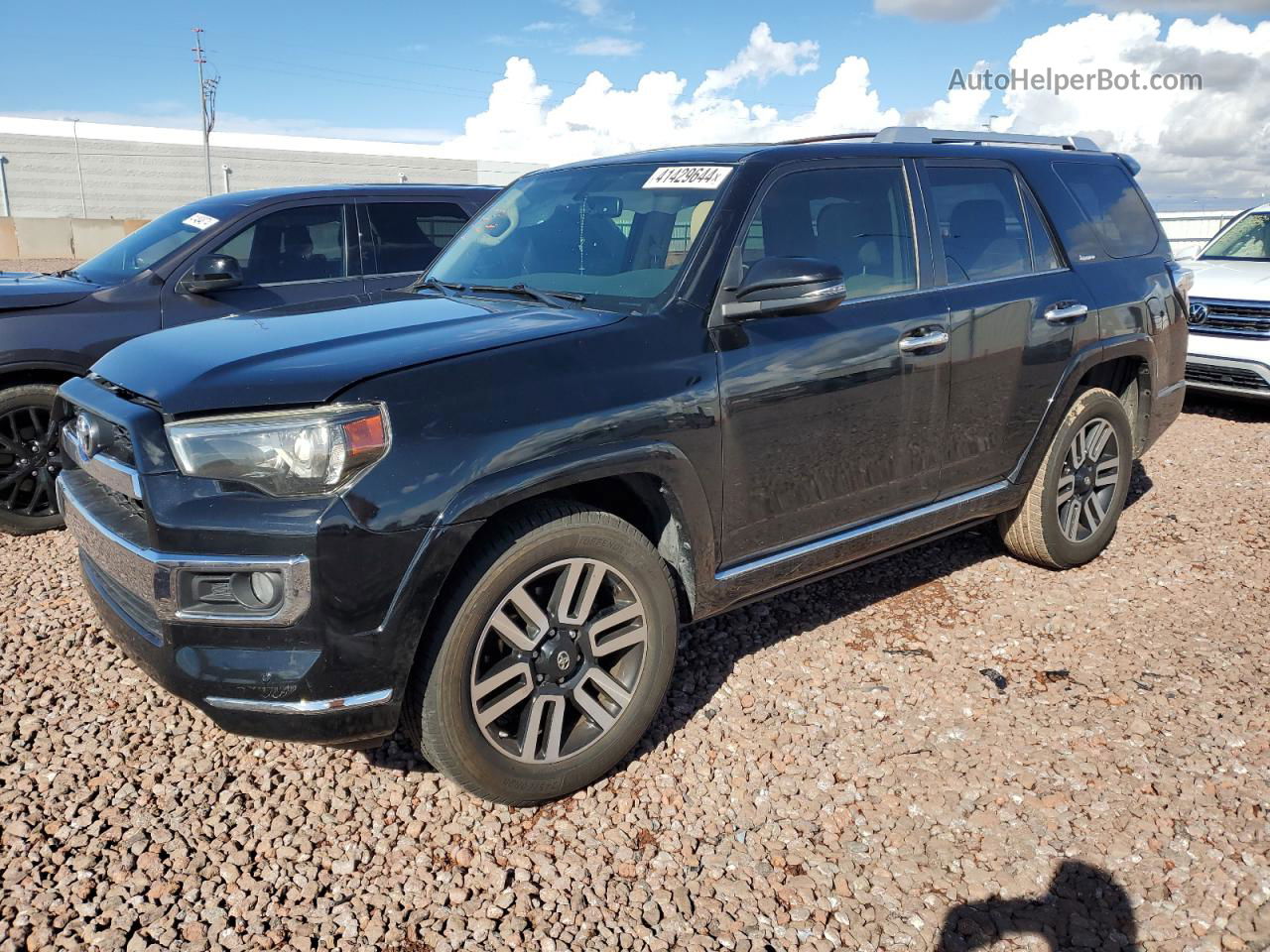 2017 Toyota 4runner Sr5/sr5 Premium Black vin: JTEBU5JR7H5439293