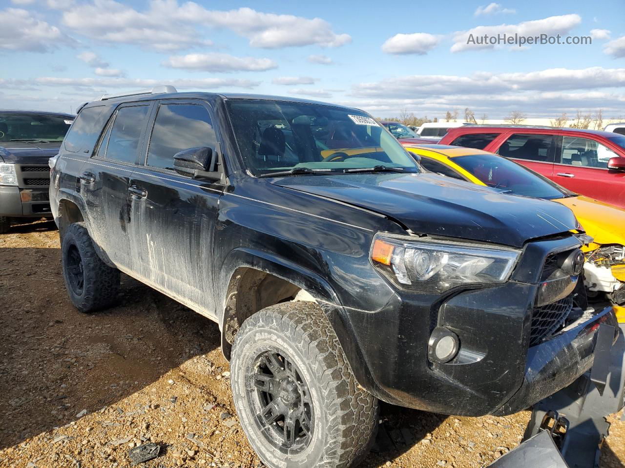 2017 Toyota 4runner Sr5/sr5 Premium Black vin: JTEBU5JR7H5444185