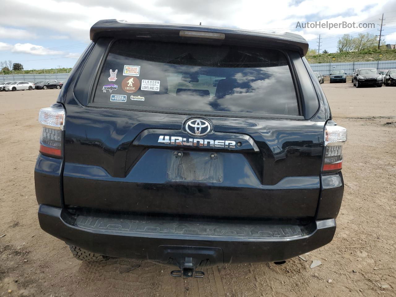 2017 Toyota 4runner Sr5/sr5 Premium Black vin: JTEBU5JR7H5450858