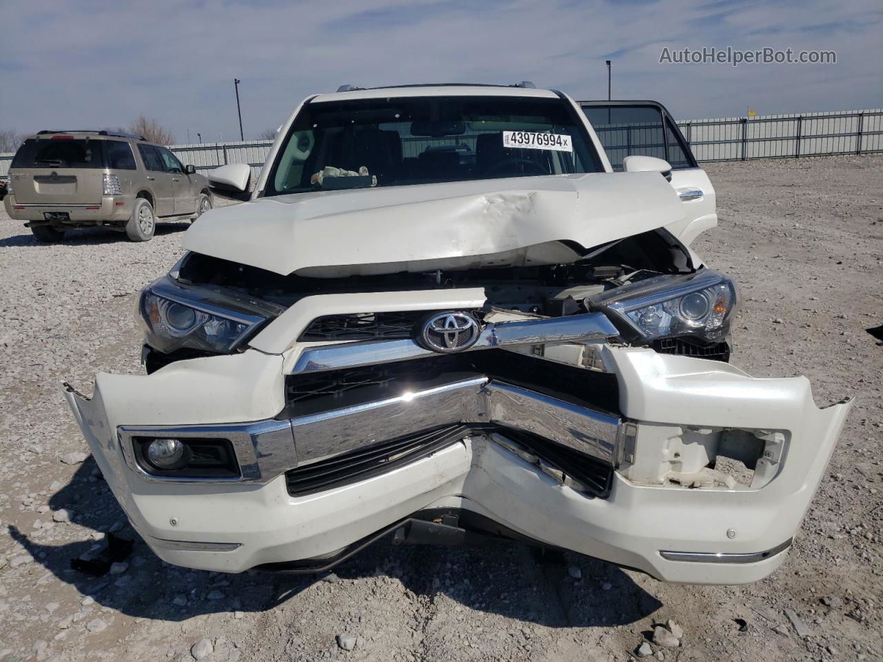 2017 Toyota 4runner Sr5/sr5 Premium White vin: JTEBU5JR7H5455929