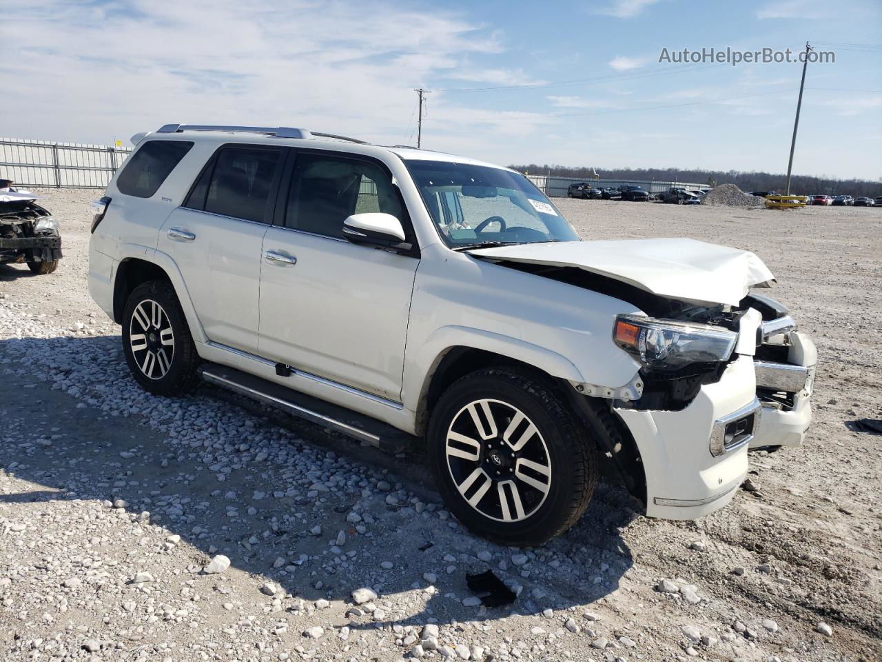 2017 Toyota 4runner Sr5/sr5 Premium White vin: JTEBU5JR7H5455929