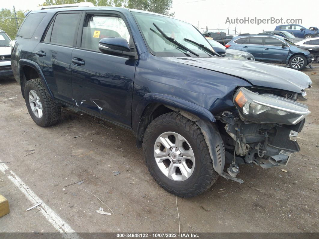 2017 Toyota 4runner Sr5 Blue vin: JTEBU5JR7H5478370