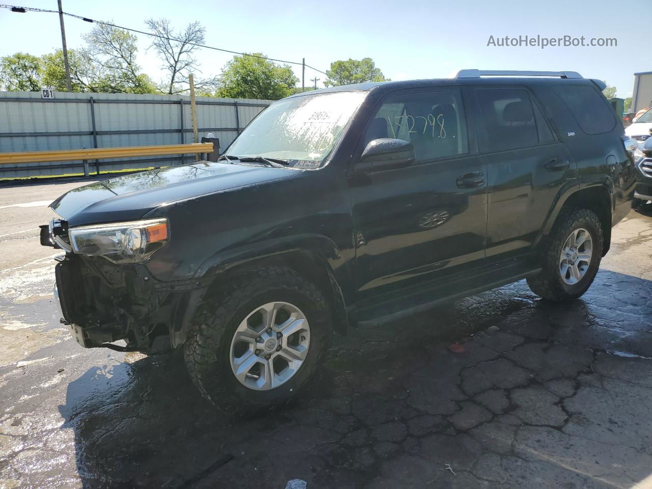 2014 Toyota 4runner Sr5 Black vin: JTEBU5JR8E5157241