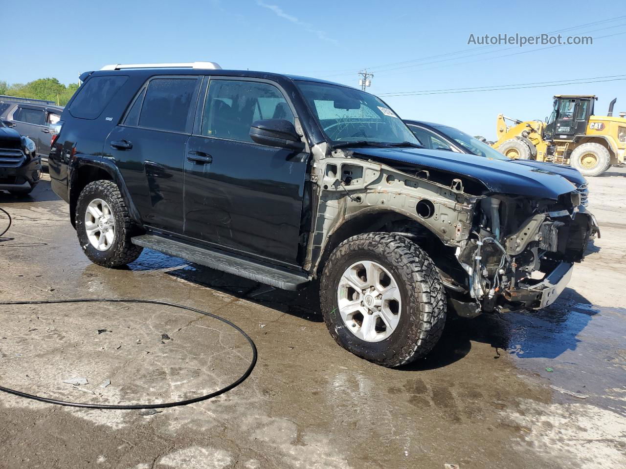 2014 Toyota 4runner Sr5 Black vin: JTEBU5JR8E5157241