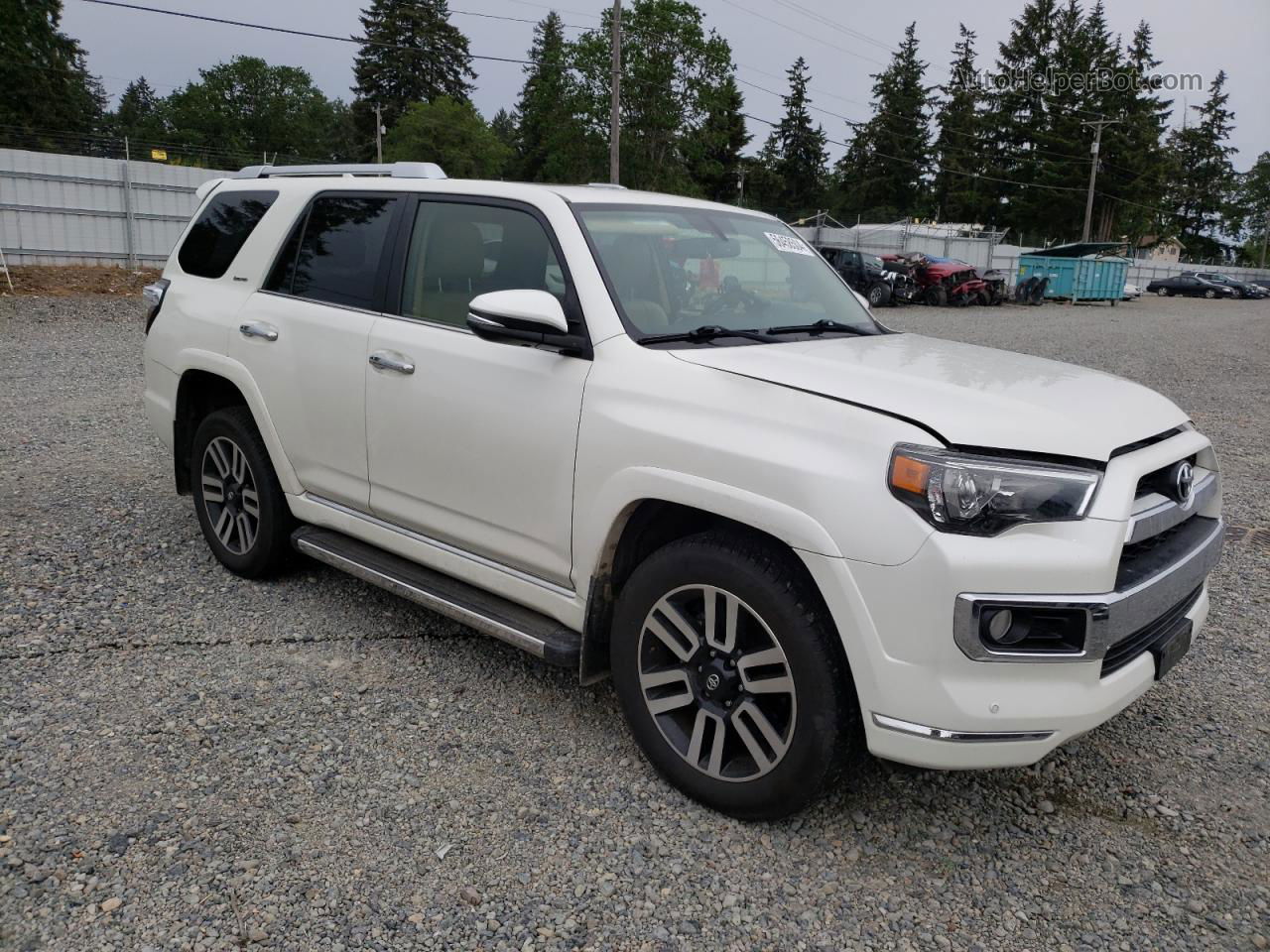 2017 Toyota 4runner Sr5/sr5 Premium White vin: JTEBU5JR8H5411664