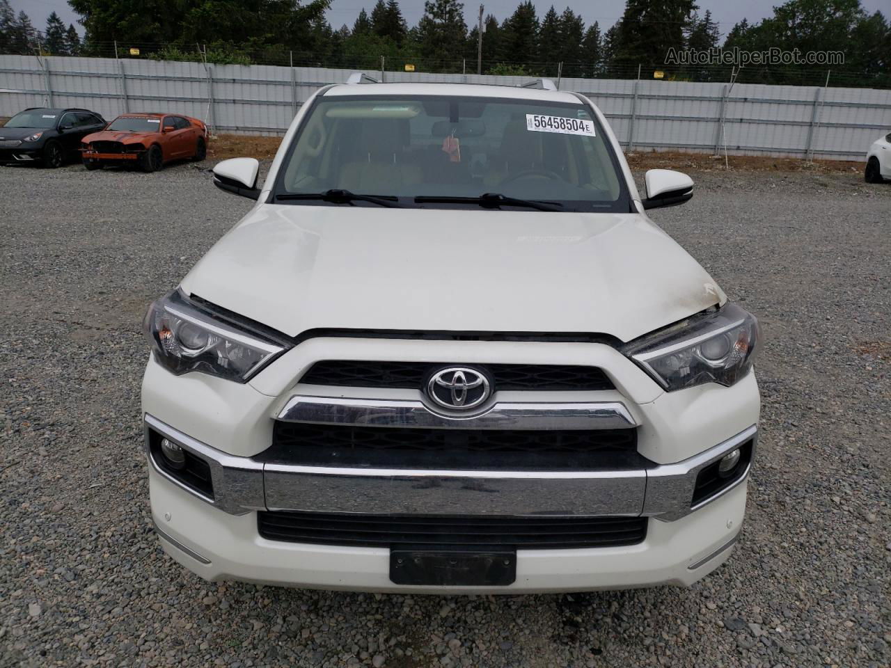 2017 Toyota 4runner Sr5/sr5 Premium White vin: JTEBU5JR8H5411664