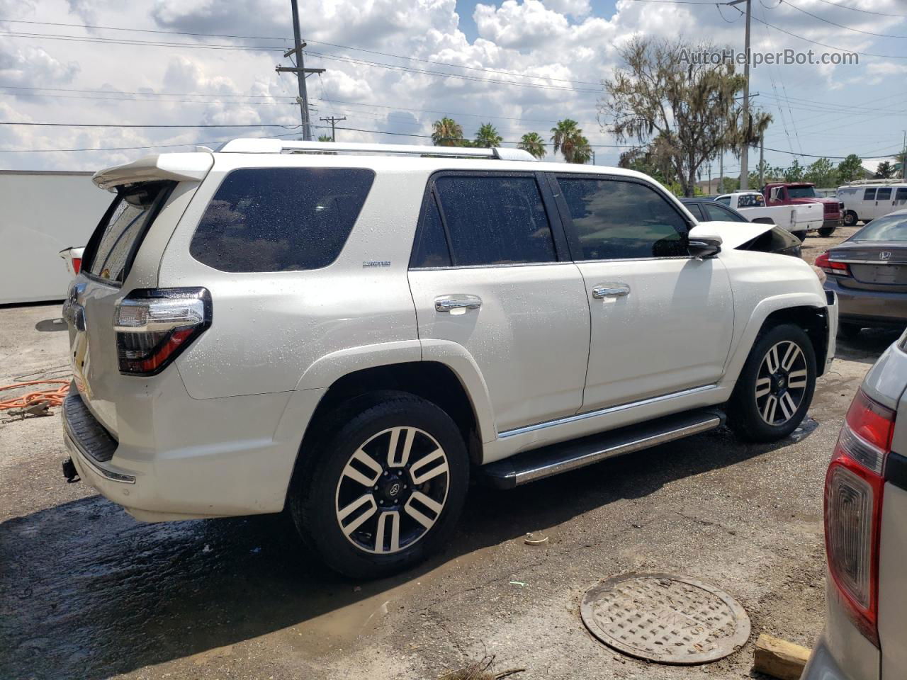 2017 Toyota 4runner Sr5/sr5 Premium White vin: JTEBU5JR8H5415262