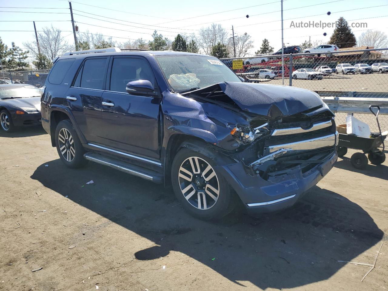 2017 Toyota 4runner Sr5/sr5 Premium Blue vin: JTEBU5JR8H5427556