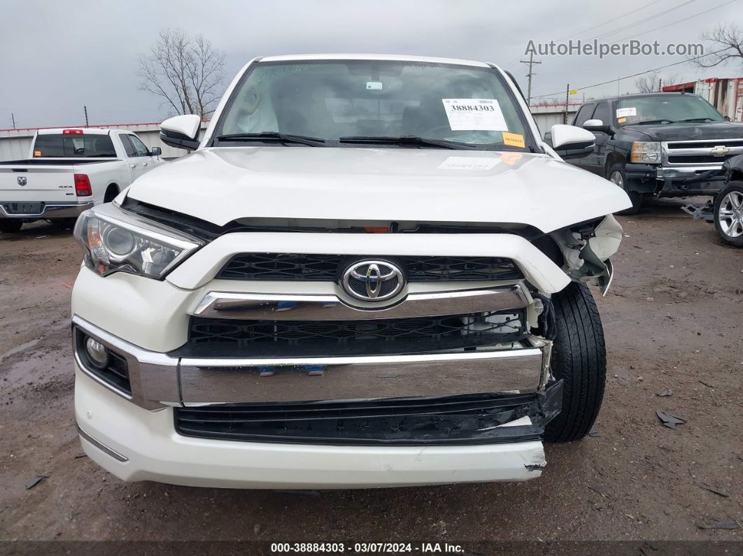 2017 Toyota 4runner Limited Белый vin: JTEBU5JR8H5452179