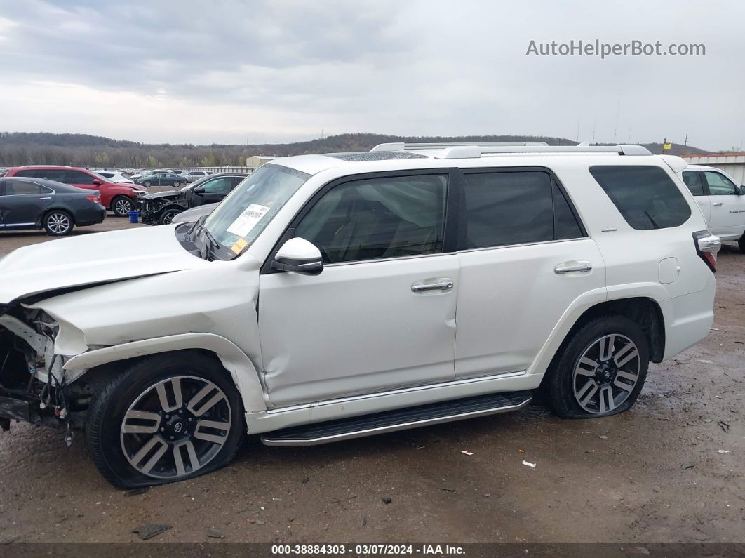 2017 Toyota 4runner Limited White vin: JTEBU5JR8H5452179