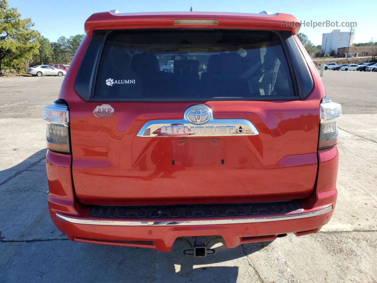 2017 Toyota 4runner Sr5/sr5 Premium Red vin: JTEBU5JR8H5457446