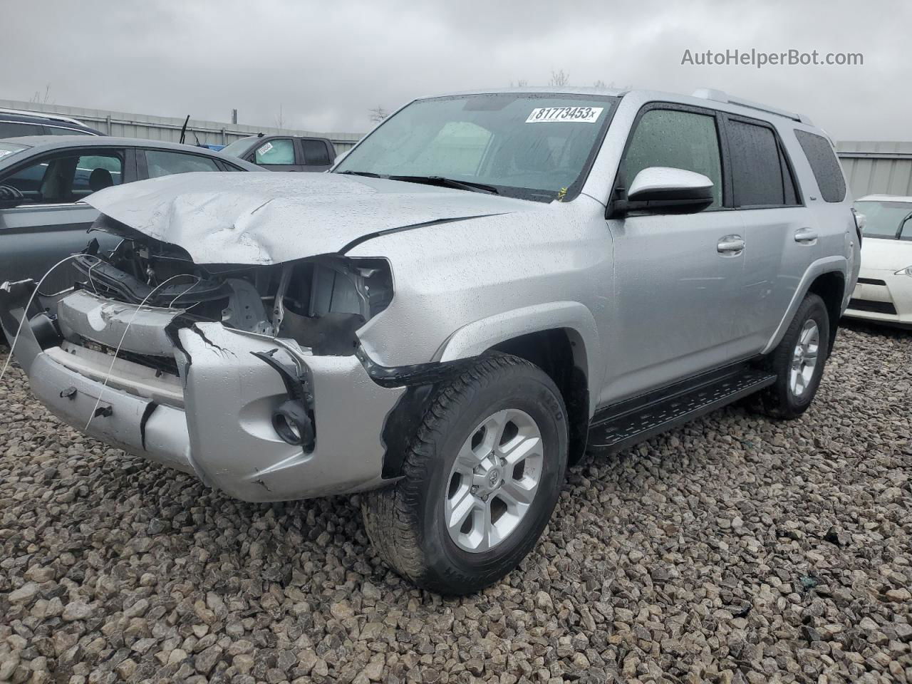 2017 Toyota 4runner Sr5/sr5 Premium Серебряный vin: JTEBU5JR8H5459858