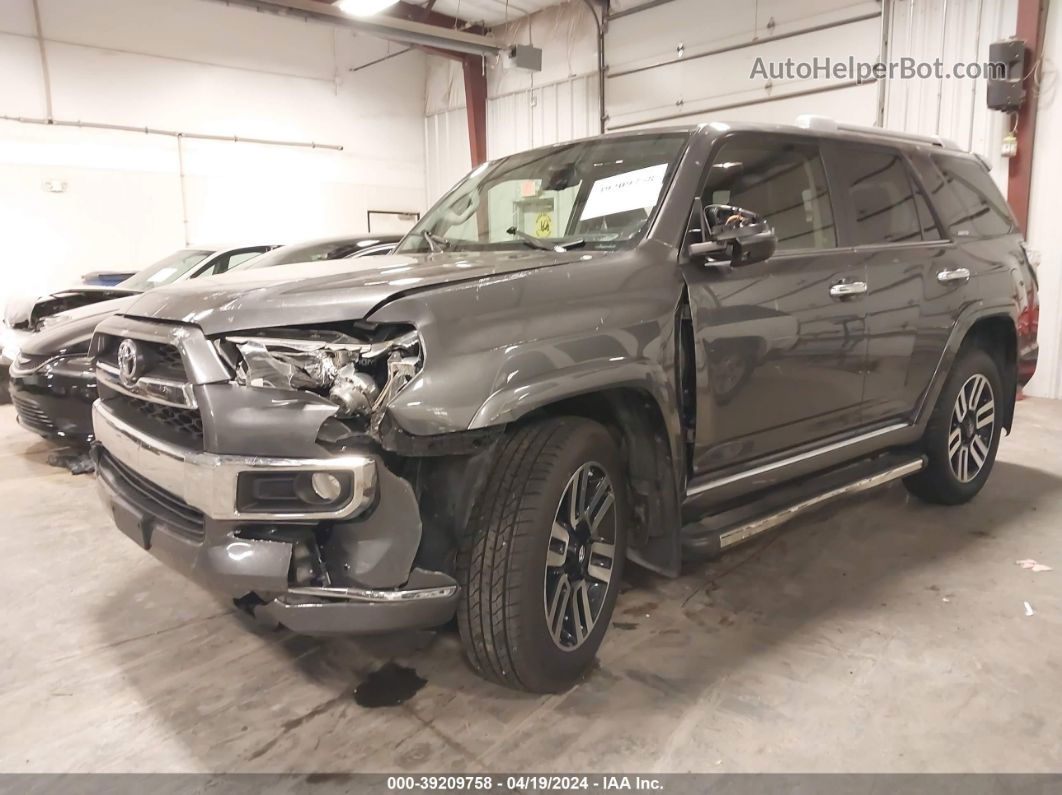 2017 Toyota 4runner Limited Gray vin: JTEBU5JR8H5472965