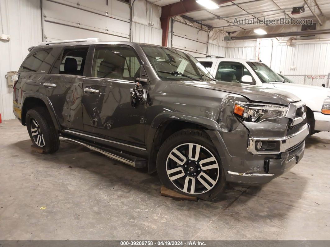 2017 Toyota 4runner Limited Gray vin: JTEBU5JR8H5472965