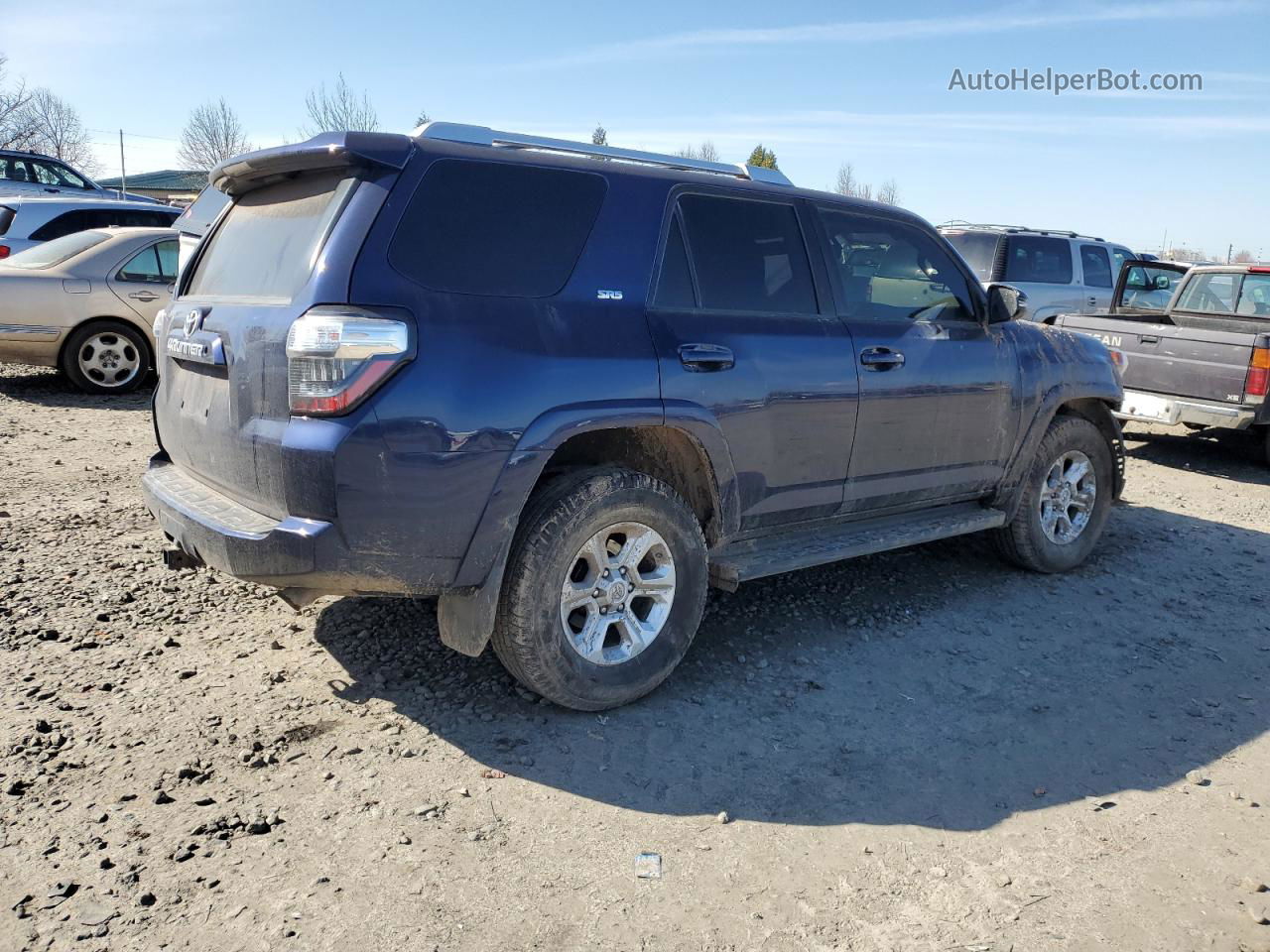 2017 Toyota 4runner Sr5/sr5 Premium Blue vin: JTEBU5JR8H5473596