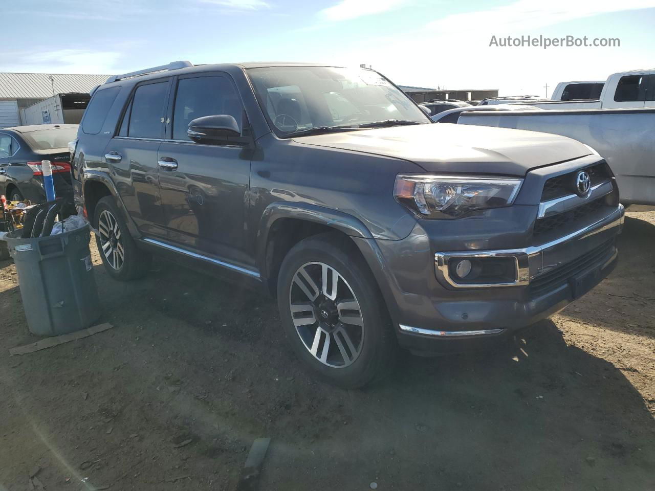 2017 Toyota 4runner Sr5/sr5 Premium Серый vin: JTEBU5JR8H5475977