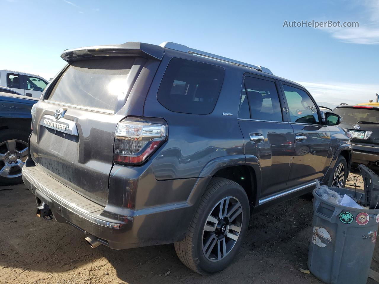 2017 Toyota 4runner Sr5/sr5 Premium Серый vin: JTEBU5JR8H5475977