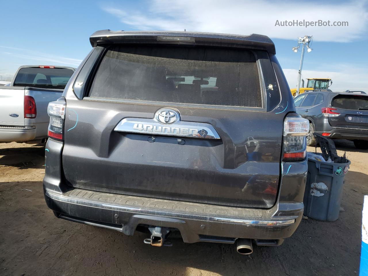 2017 Toyota 4runner Sr5/sr5 Premium Серый vin: JTEBU5JR8H5475977