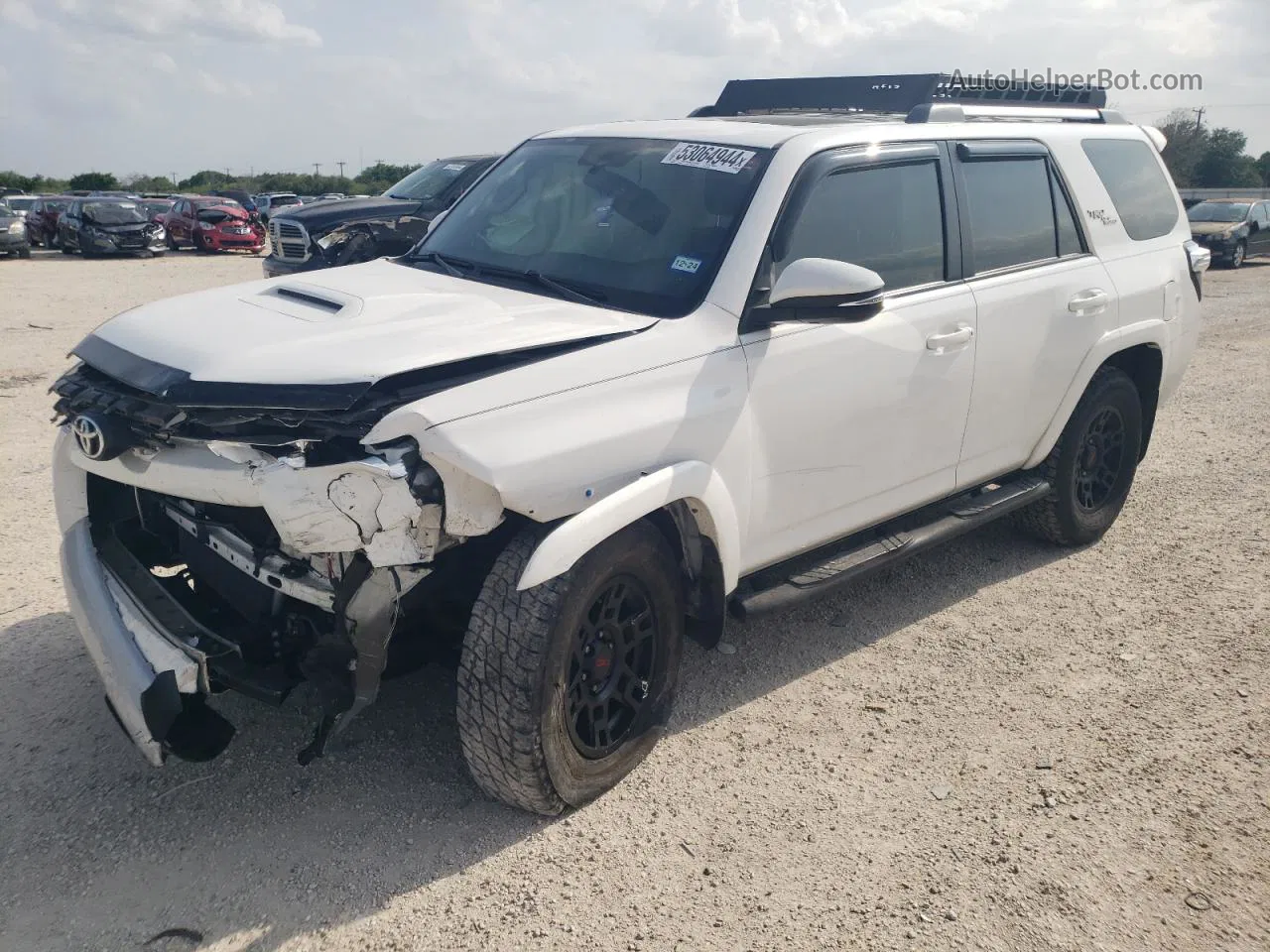 2017 Toyota 4runner Sr5/sr5 Premium White vin: JTEBU5JR8H5476420