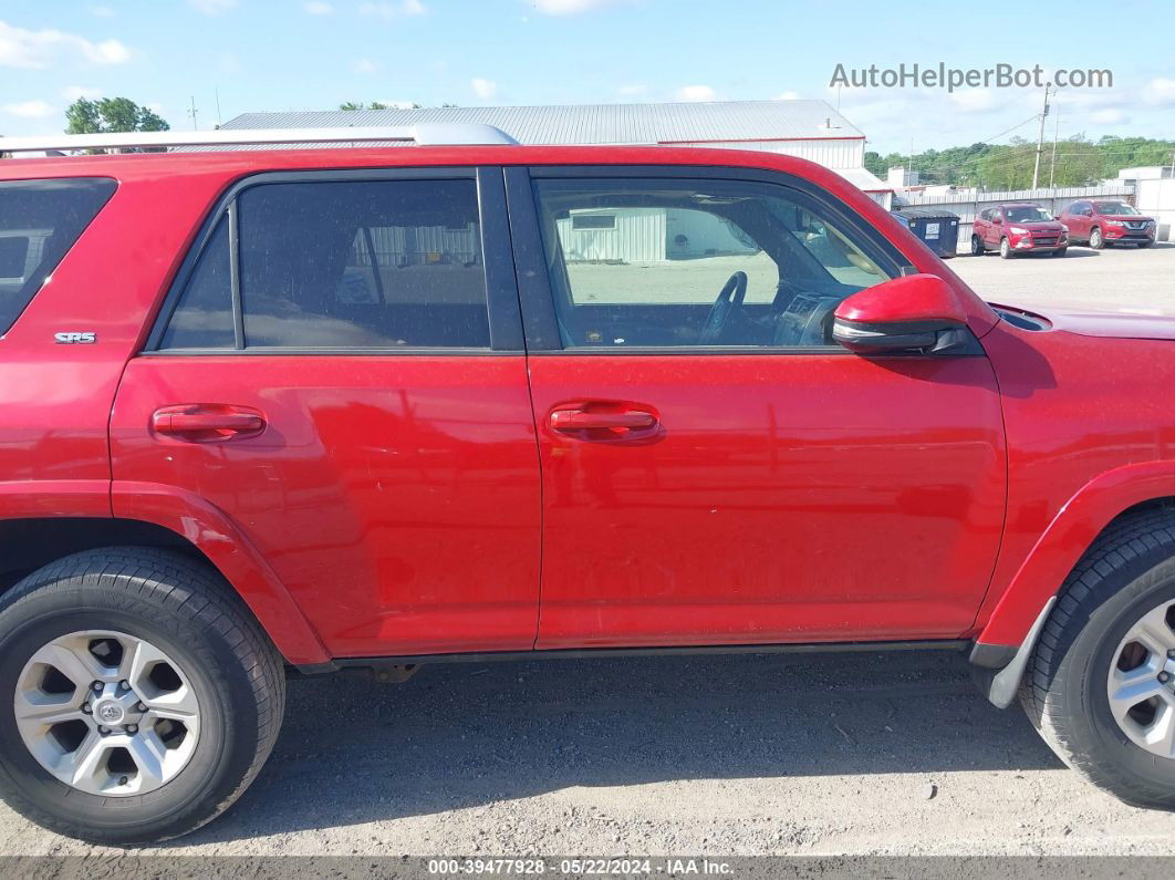 2014 Toyota 4runner Sr5 Premium Red vin: JTEBU5JR9E5171469