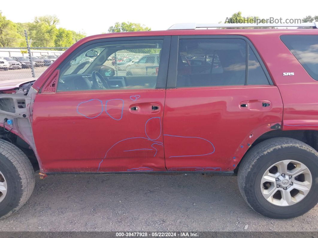 2014 Toyota 4runner Sr5 Premium Red vin: JTEBU5JR9E5171469