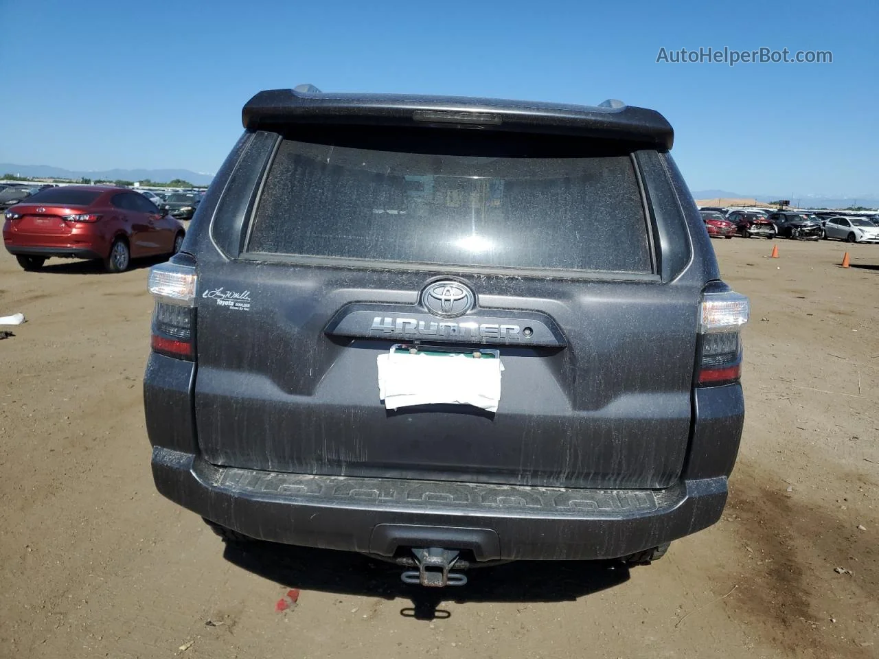 2014 Toyota 4runner Sr5 Gray vin: JTEBU5JR9E5185887