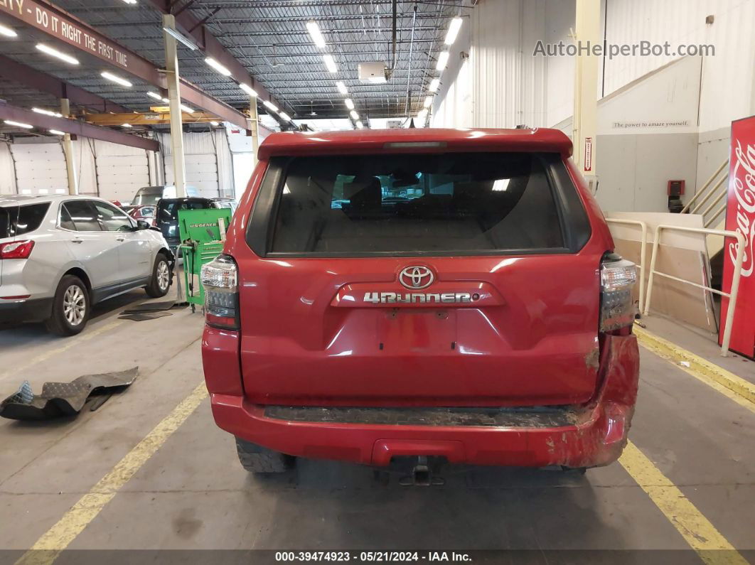 2014 Toyota 4runner Sr5 Red vin: JTEBU5JR9E5189096