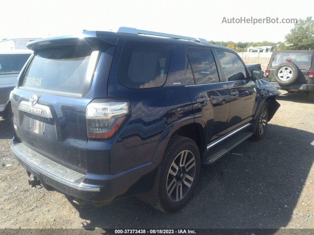 2017 Toyota 4runner Sr5 Синий vin: JTEBU5JR9H5419661