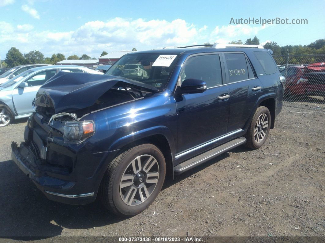 2017 Toyota 4runner Sr5 Blue vin: JTEBU5JR9H5419661