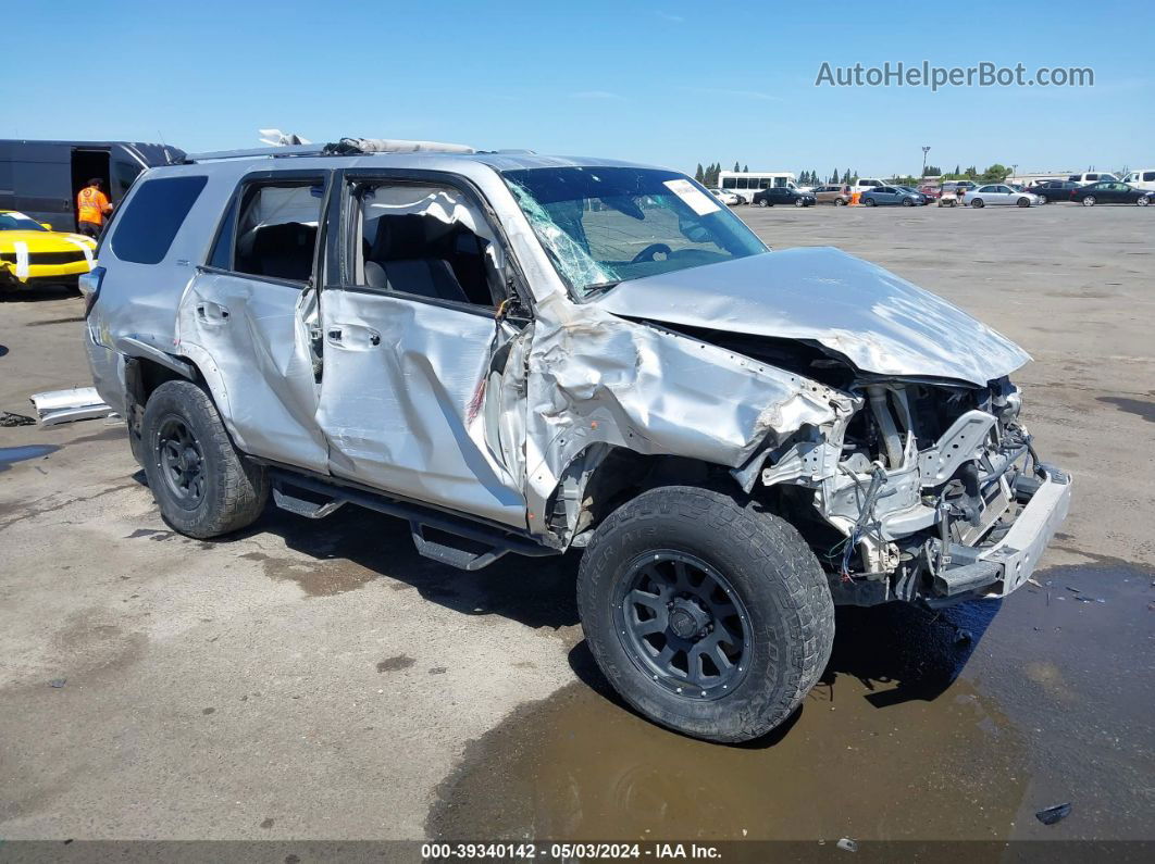 2017 Toyota 4runner Sr5 Premium Silver vin: JTEBU5JR9H5434676