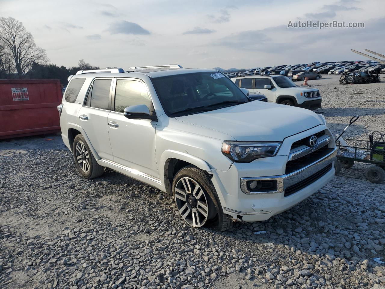 2017 Toyota 4runner Sr5/sr5 Premium White vin: JTEBU5JR9H5435178