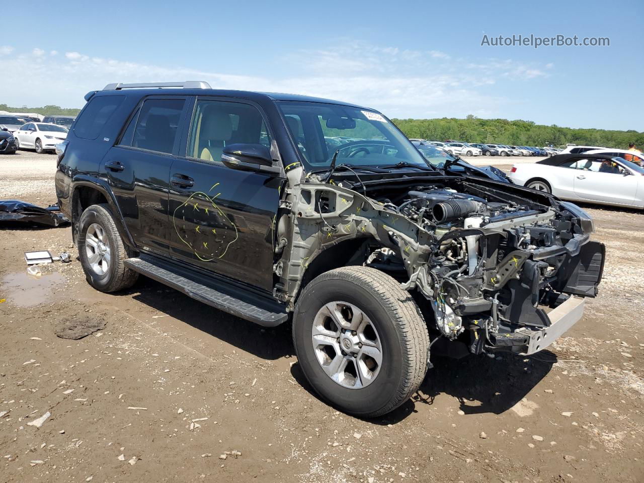 2017 Toyota 4runner Sr5/sr5 Premium Black vin: JTEBU5JR9H5479181