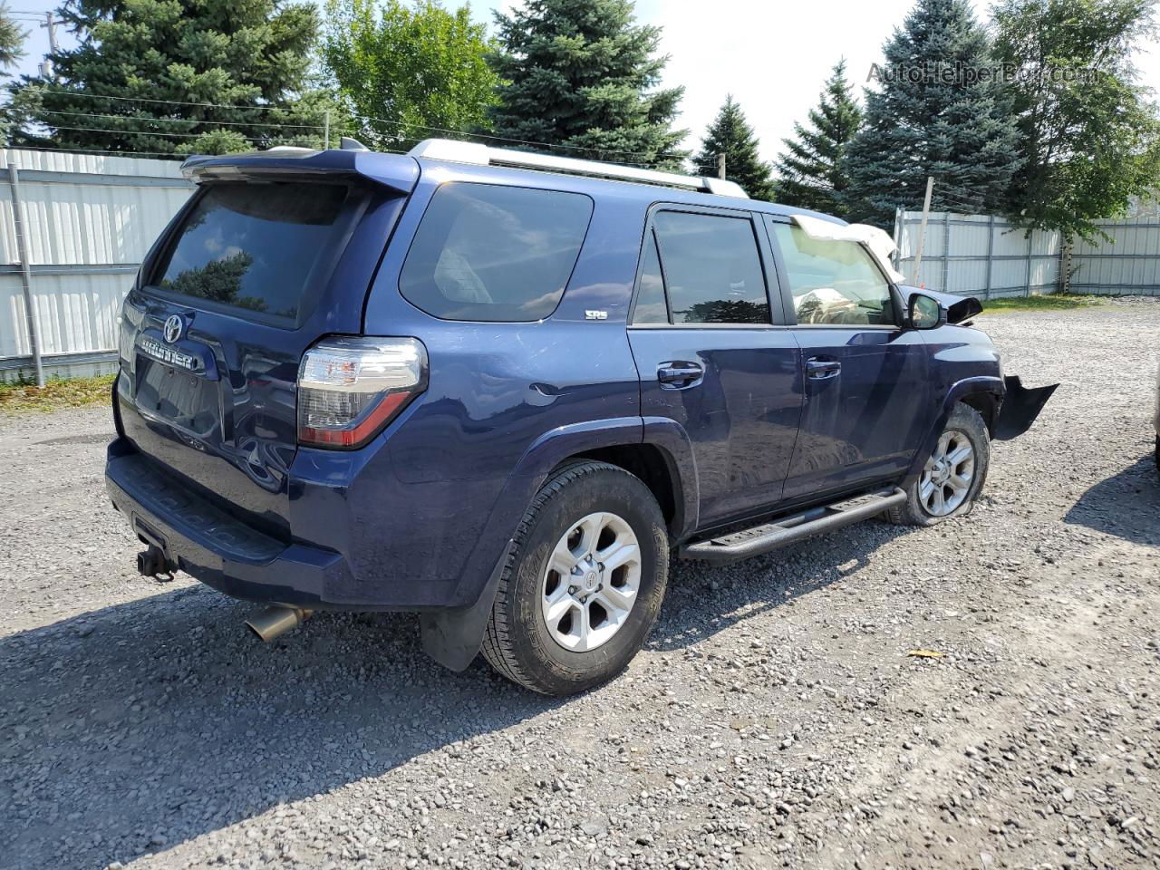 2017 Toyota 4runner Sr5/sr5 Premium Blue vin: JTEBU5JR9H5480640