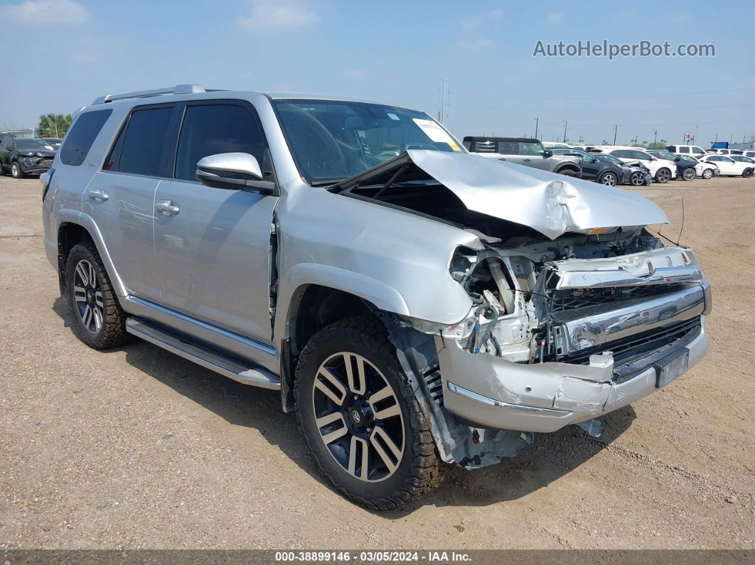 2014 Toyota 4runner Limited Silver vin: JTEBU5JRXE5173084