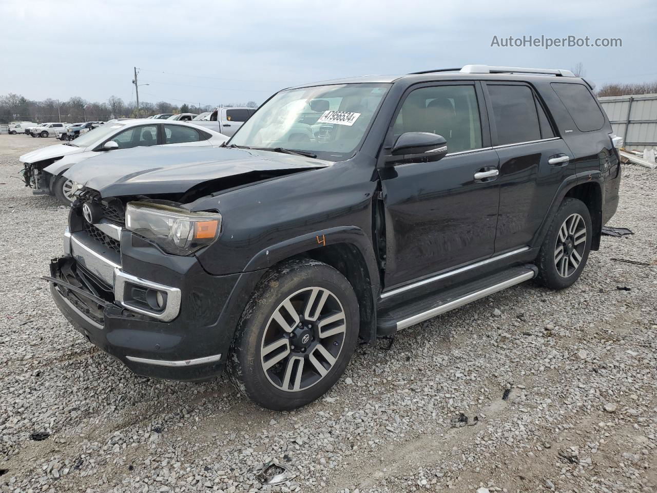 2014 Toyota 4runner Sr5 Black vin: JTEBU5JRXE5193030