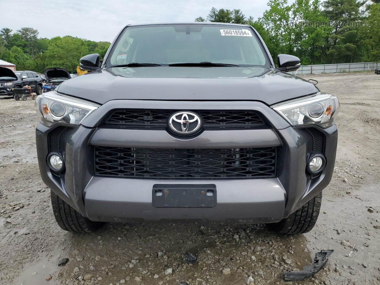 2017 Toyota 4runner Sr5/sr5 Premium Gray vin: JTEBU5JRXH5428482