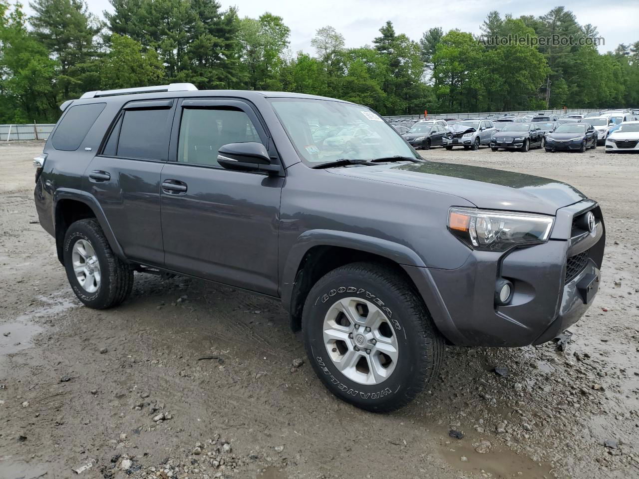 2017 Toyota 4runner Sr5/sr5 Premium Gray vin: JTEBU5JRXH5428482