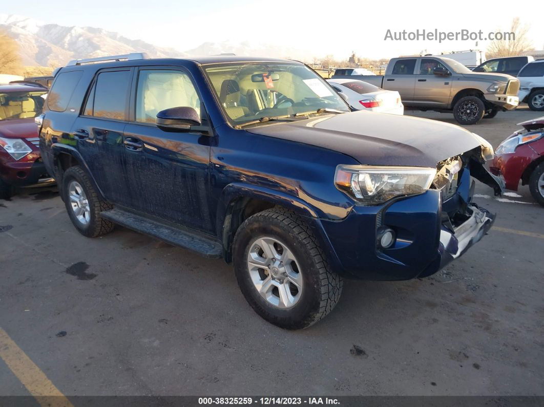 2017 Toyota 4runner Sr5 Dark Blue vin: JTEBU5JRXH5428935