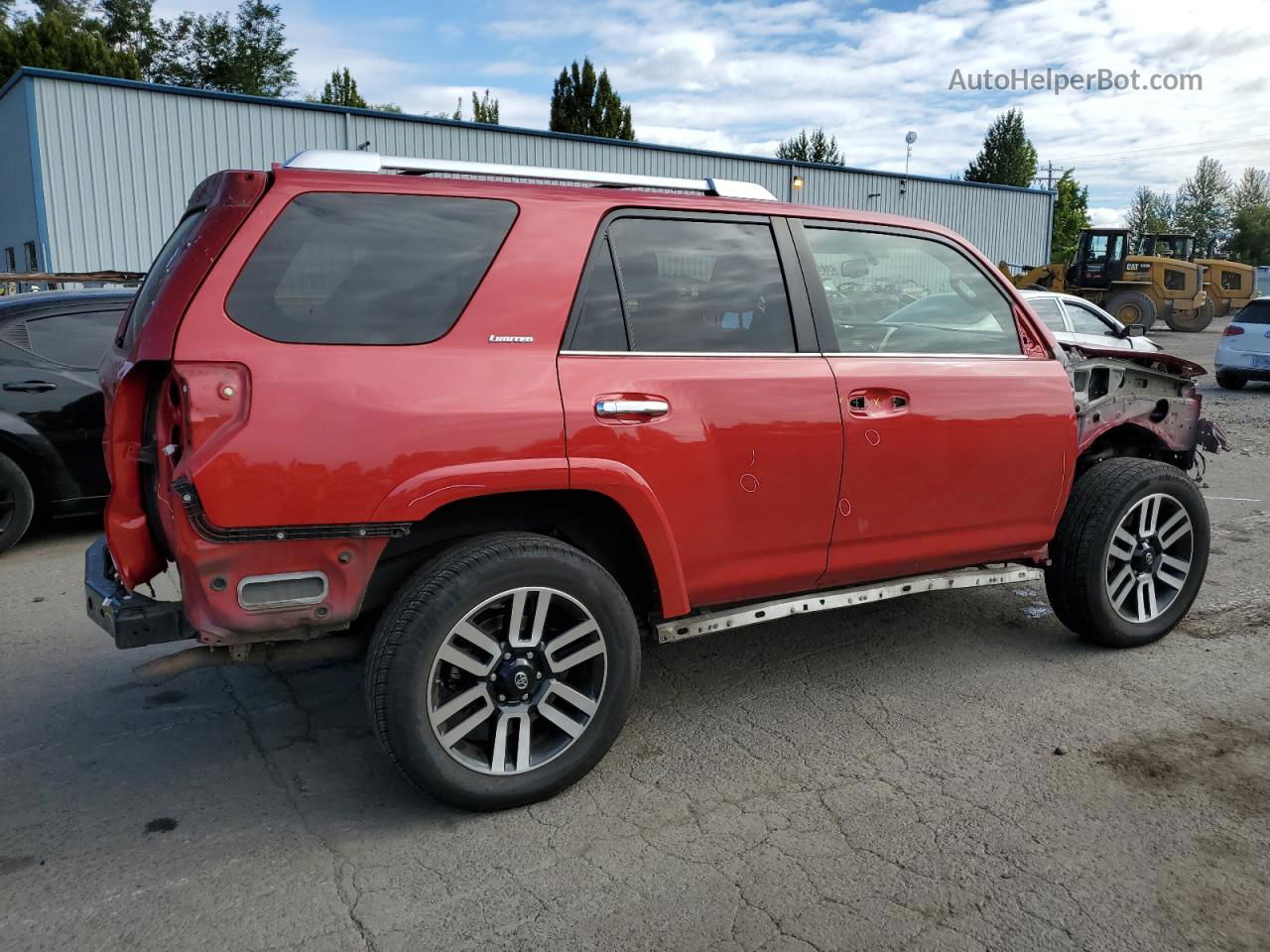 2017 Toyota 4runner Sr5/sr5 Premium Red vin: JTEBU5JRXH5430720