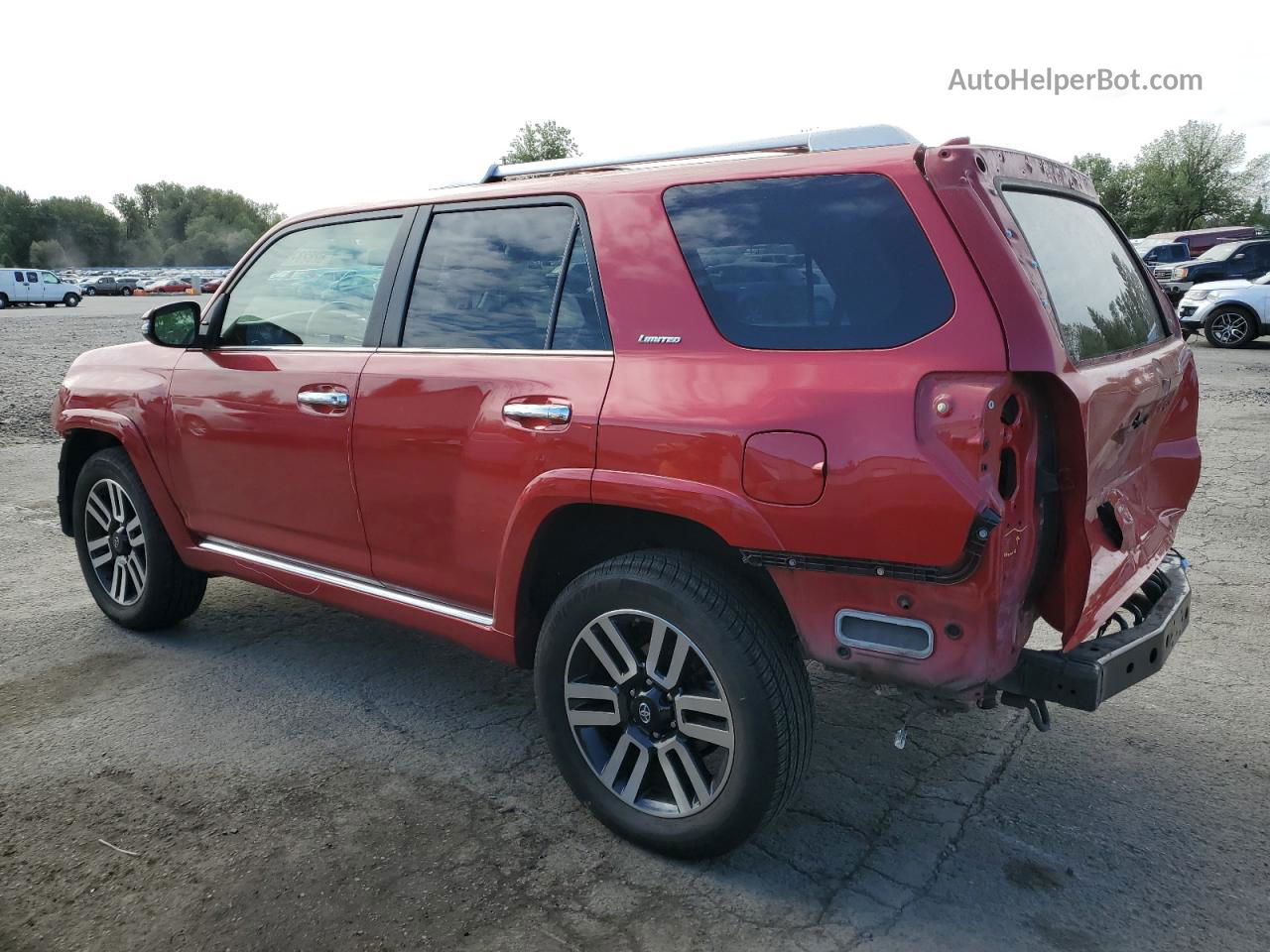 2017 Toyota 4runner Sr5/sr5 Premium Red vin: JTEBU5JRXH5430720