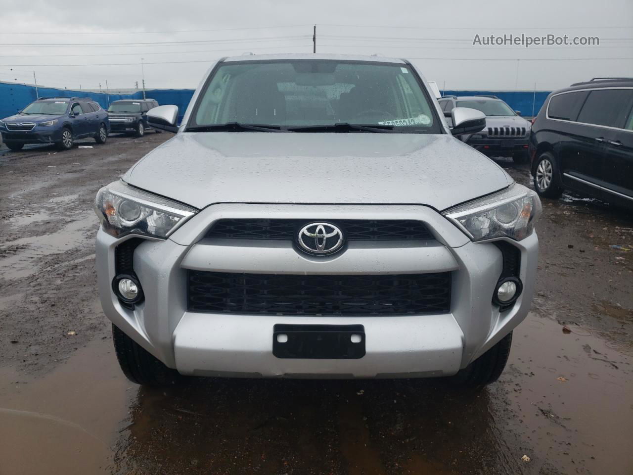 2017 Toyota 4runner Sr5/sr5 Premium Silver vin: JTEBU5JRXH5443998