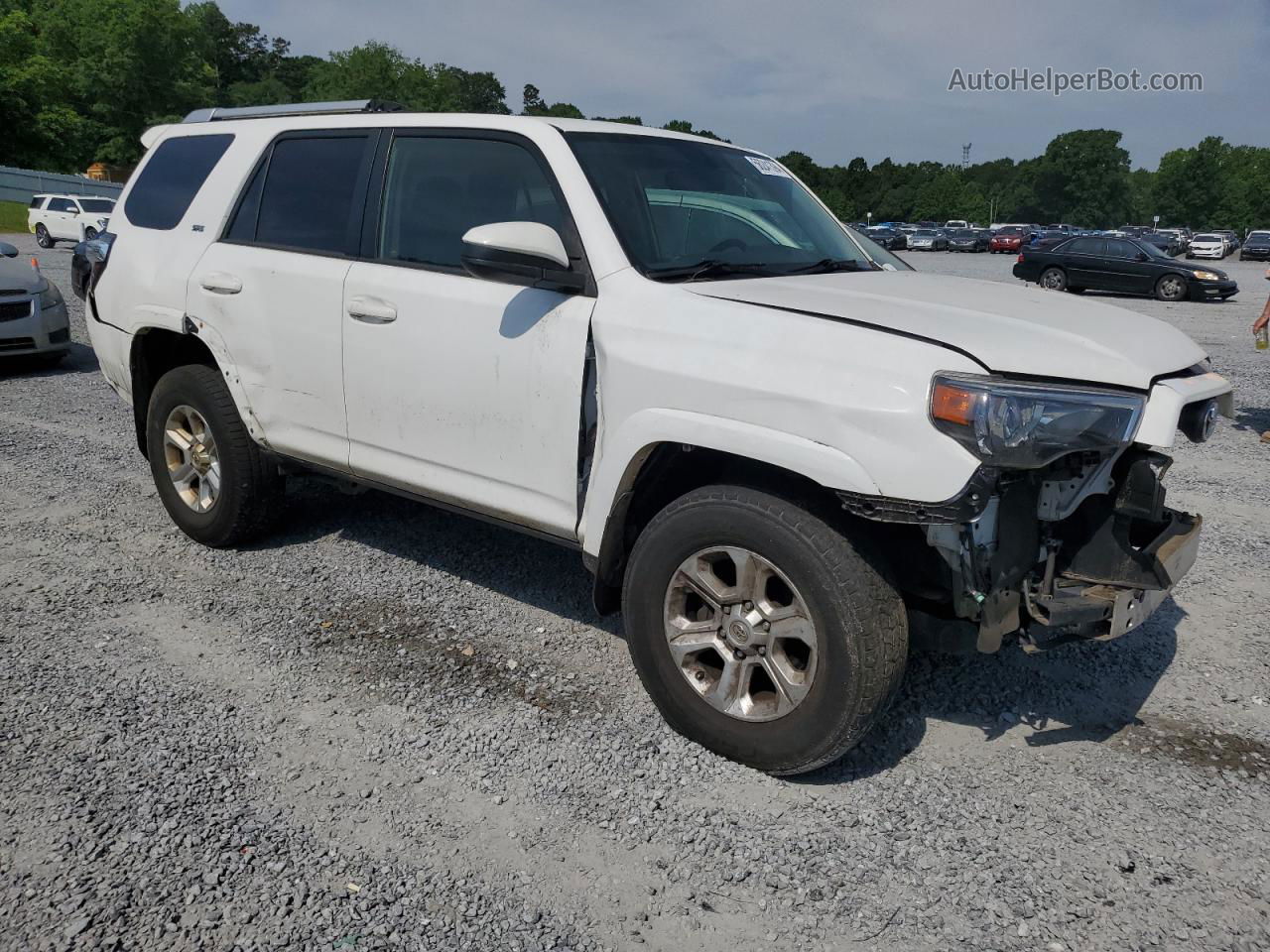 2017 Toyota 4runner Sr5/sr5 Premium White vin: JTEBU5JRXH5445590