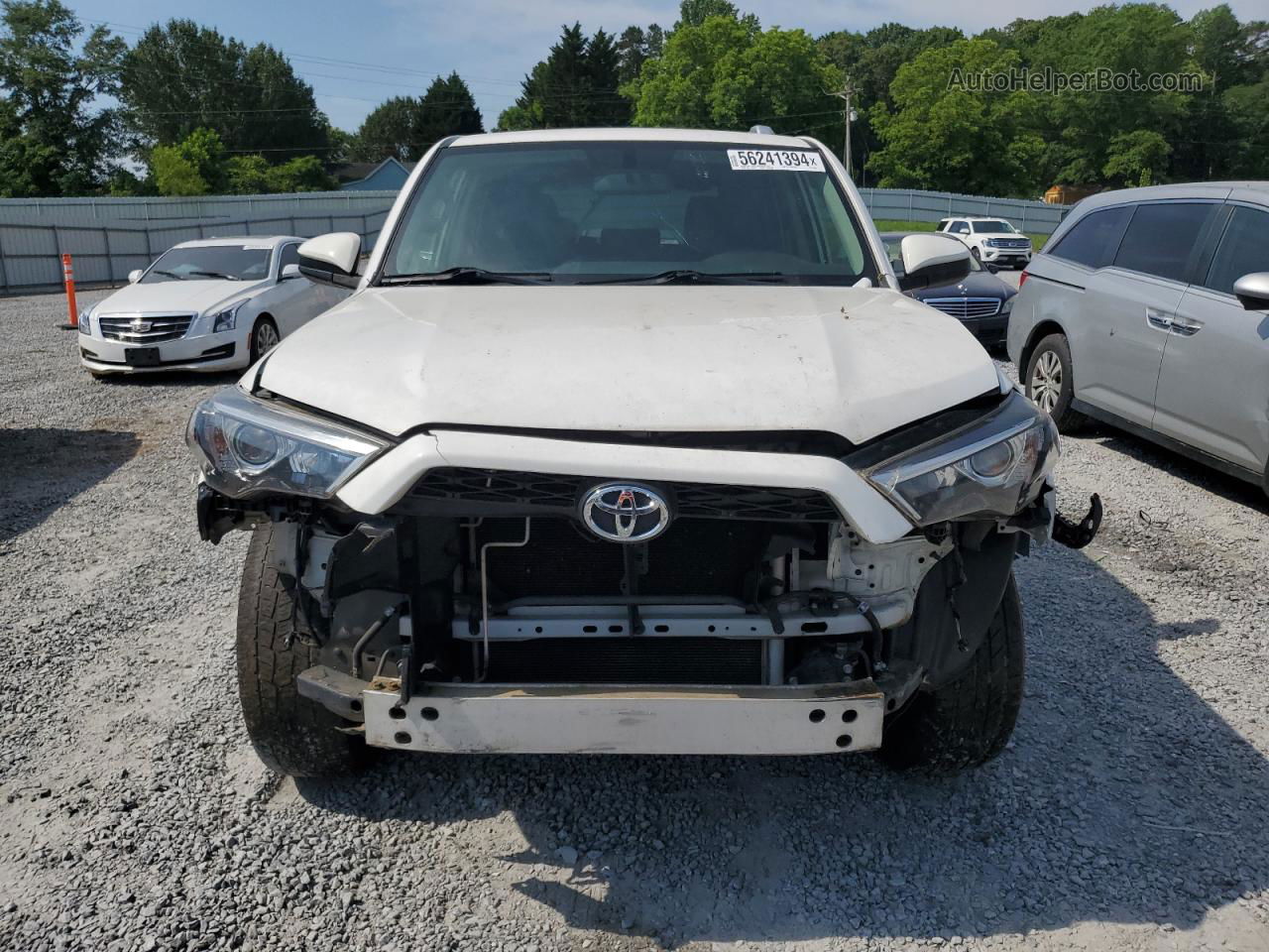 2017 Toyota 4runner Sr5/sr5 Premium White vin: JTEBU5JRXH5445590